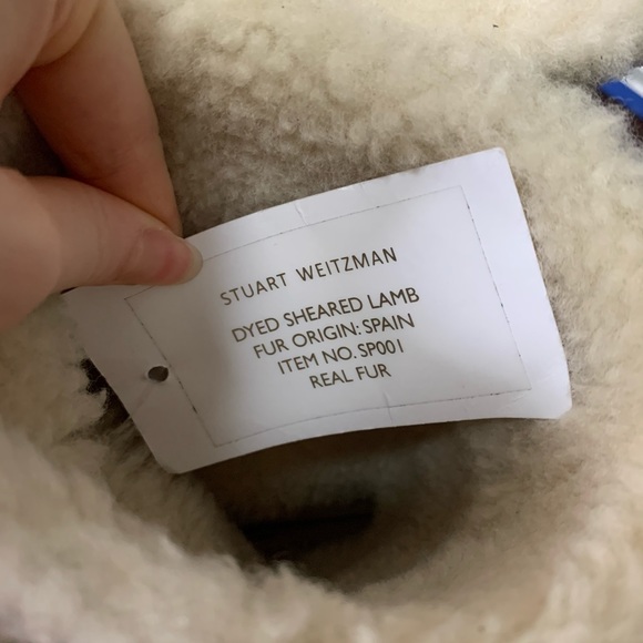 Brand New Stuart Weitzman Nata Boot Fur Lined Black Suede Women’s Size 4.5 - Picture 7 of 9